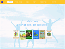 Tablet Screenshot of inspireandbless.com